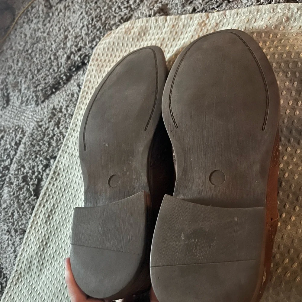 APT. 9 Men's Oxford Shoes Memory Foam In Soles Cognac Brown Sz 11